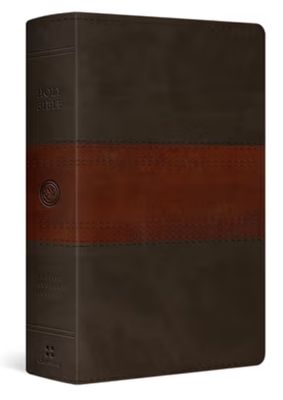 ESV Giant Print Personal Size Bible, Red Letter Trutone, Forest/Tan, Trail Design