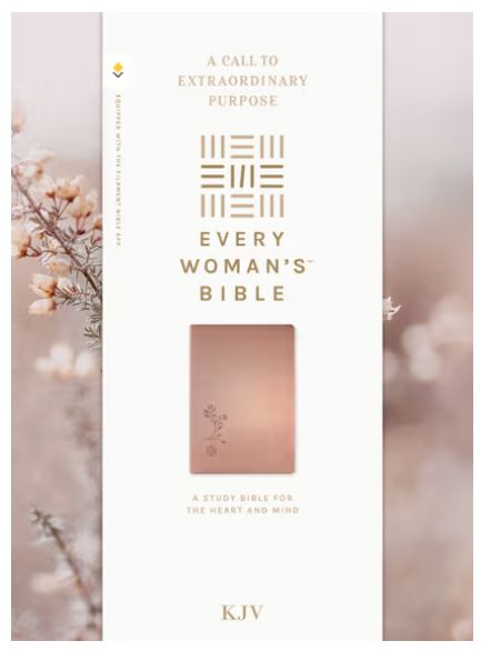 KJV Every Woman's Bible, Filament Enabled Leatherlike, Rose Gold, Red Letter