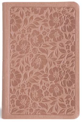 KJV Personal Size Bible, Rose Gold Leathertouch
