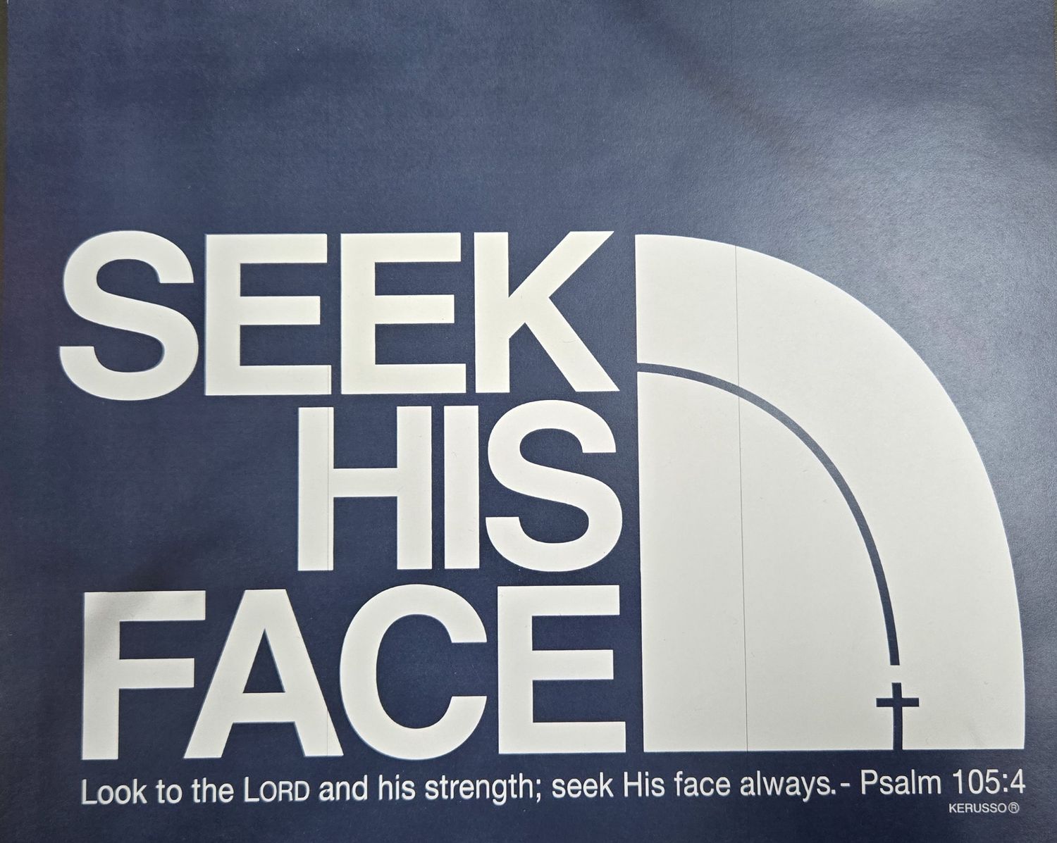 Seek His ace, Size: SM