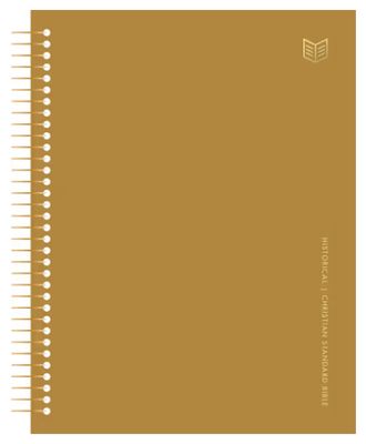 Historical Books,  Hardcover CSB Spiral-Bound Notetaking Bible,