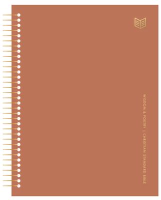 Wisdom &amp; Poetry Spiral: CSB Notetaking Bible