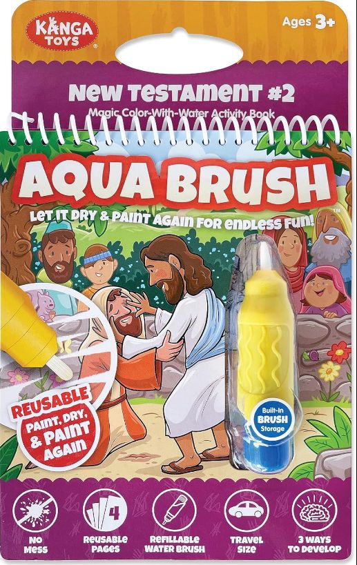 Aqua Brush: New Testament #2 (Reusable Travel Activity)