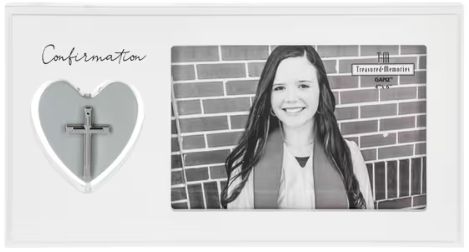 Spinning Heart Sacrament Frame - Confirmation [9-7/8 x 5-1/8]