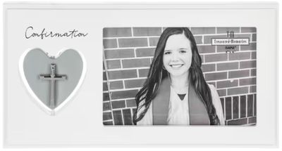 Spinning Heart Sacrament Frame - Confirmation [9-7/8 x 5-1/8]