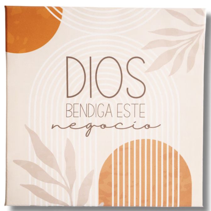 Cuadro Canvas | Dios Bendiga Este Negocio