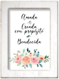 Cuadro Marco Blanco | Amada