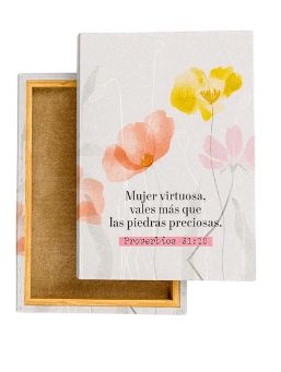 Mini Canva Mujer Virtuosa | Arte Devocional