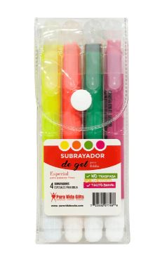 Subrayadores de Gel para la Biblia | 4 Colores