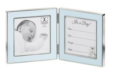 5"H Baby Boy Hinged Frame 2 4x4