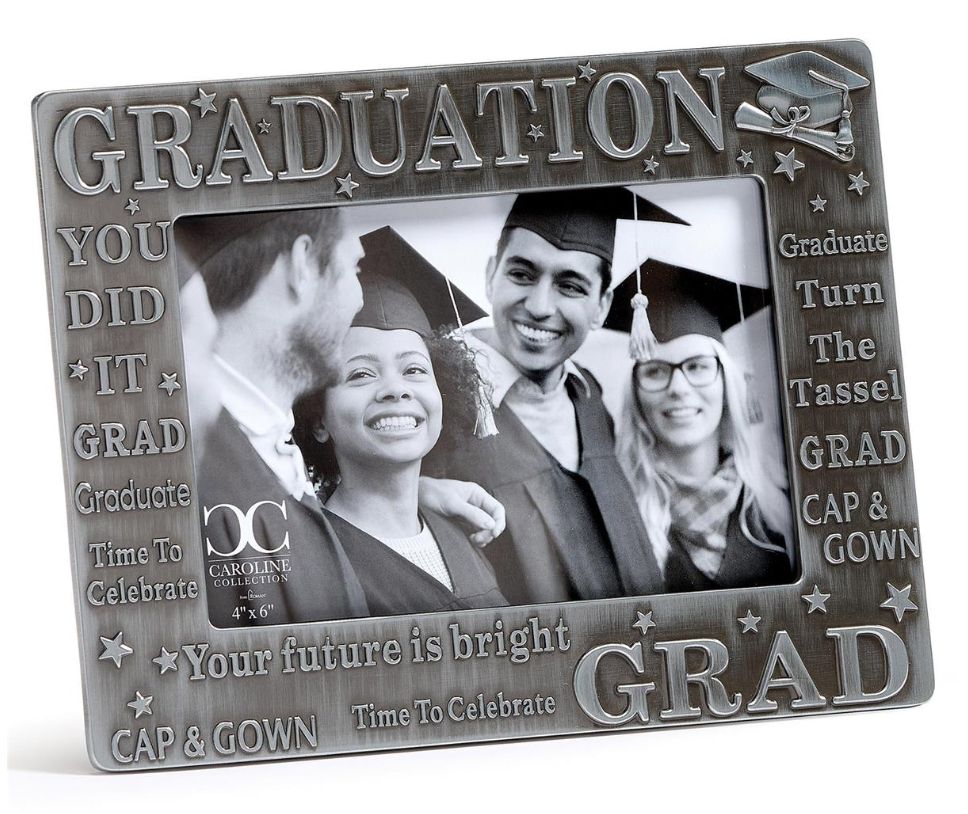 6"H Graduation Word Frame 4x6 Caroline Collection