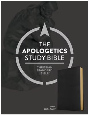 CSB Apologetics Study Bible, Black Leathertouch