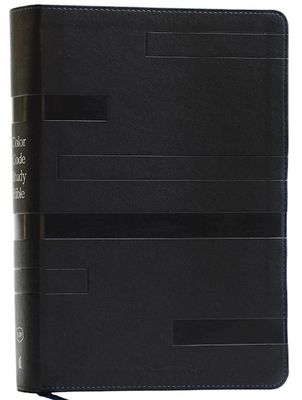 Color Code Study Bible, Revealing God's Truth Color by Color KJV, Black Leathersoft, Red Letter