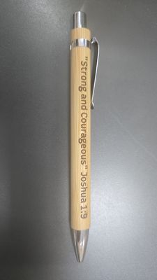 Man of God Joshua 1:9 Bamboo Pen