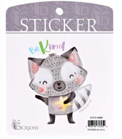 Raccoon Be Kind Eph. 4:32 Kids Sticker