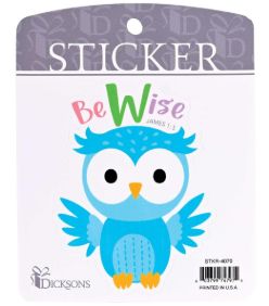 Owl Be Wise James 1:19 Kids Sticker