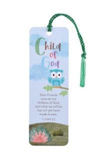Owl Child Of God Kids Tassel Bookmark