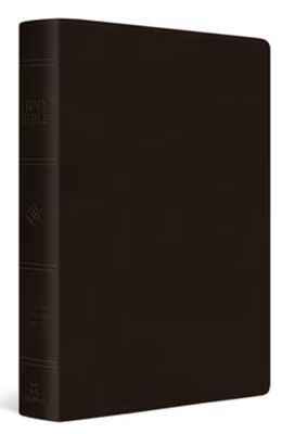 ESV Large Print Value Personal Size Bible Trutone, Deep Brown