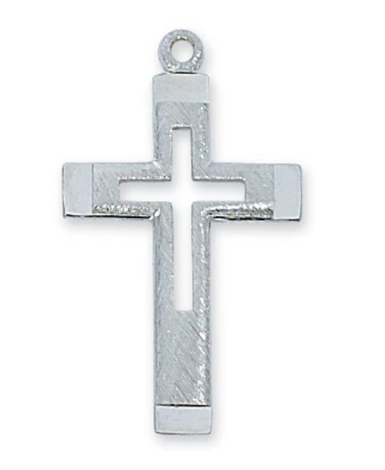 18" CH SS CUT OUT CROSS