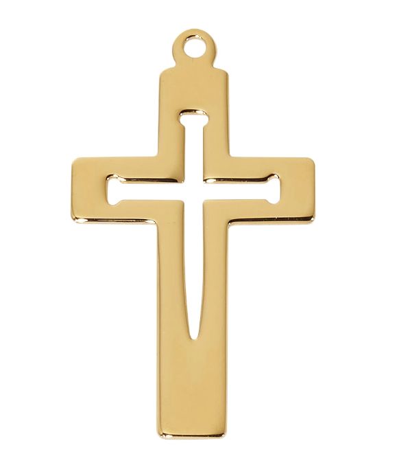 24" CH G/SS CUT-OUT NAIL CROSS