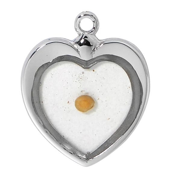 18" CH SS HEART/MUSTARD SEED