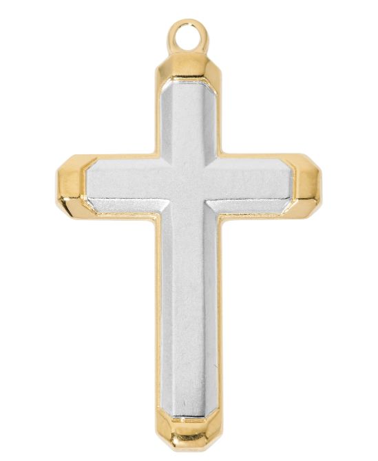 24" CH G/SS TWO-TONE CROSS