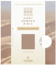 NLT Every Woman's Bible, Journaling Edition, Filament Enabled: Hardcover, Sand, Red Letter