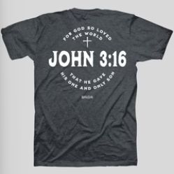 John 3:16 T, Size: SM
