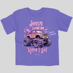 Pink Truck Kids T-Shirt, Size: XS