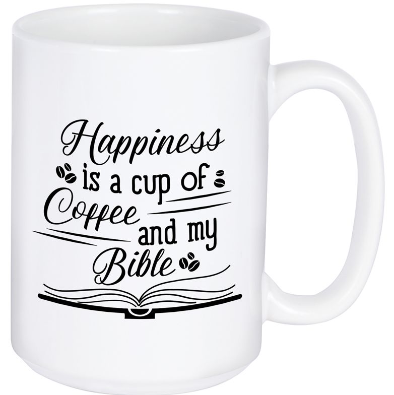 Coffee &amp; Bible 15oz Boxed Mug