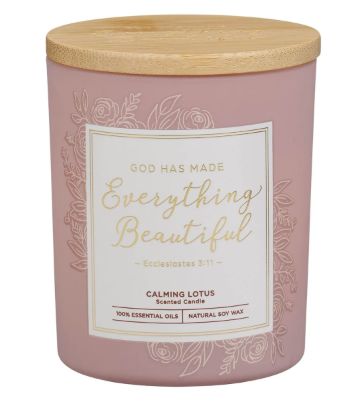Everything Beautiful Blush And Taupe Candle