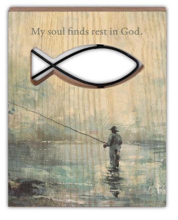 My Soul Finds Rest Tabletop Wire Plaque
