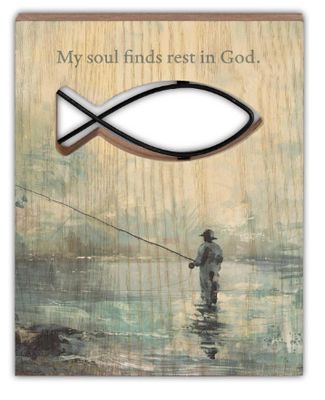 My Soul Finds Rest Tabletop Wire Plaque