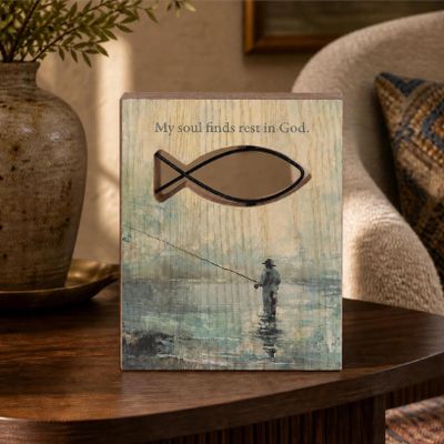My Soul Finds Rest Tabletop Wire Plaque