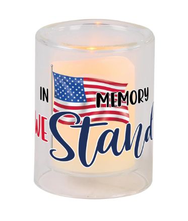 In Memory We Stand Votive Candleholder