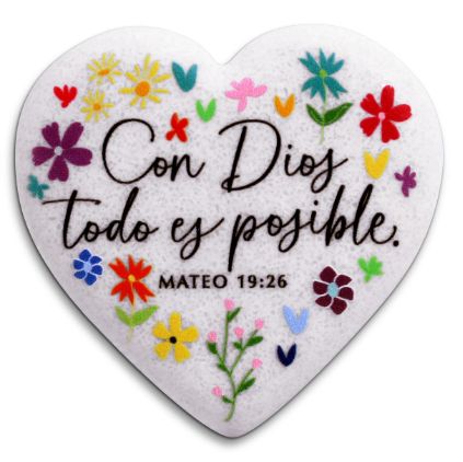 Con Dios Todo Possible HeartStone