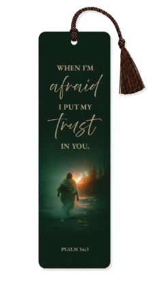 When I Am Afraid I Put Tassel Bookmark