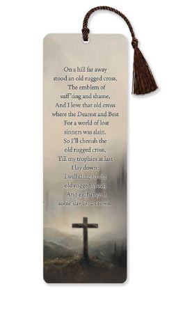 The Old Rugged Cross Tassel Bookmark