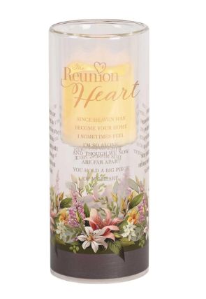 Floral Reunion Heart 10" Candleholder