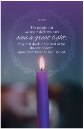 Advent Bulletin: Hope (Package of 100): Isaiah 9:2 (KJV)