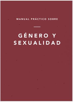 Manual Práctico Sobre Género Y Sexualidad