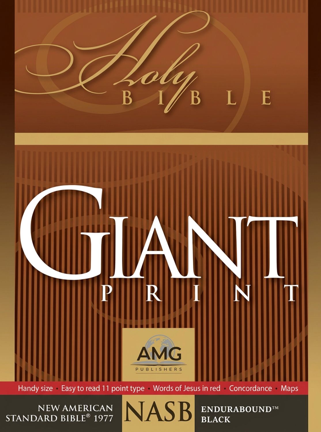 NASB 1977 Giant Bible Bible-Black EnduraBound