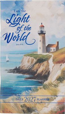 2027 Light of the World Small Daily Planner - John 8:12