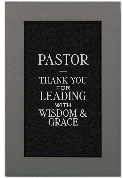 Pastor Thank You(6X9) Modern Grace