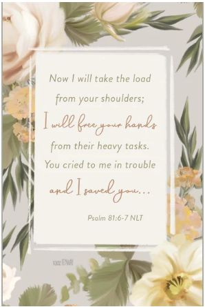 I Saved You Faith Share It Prayer Card