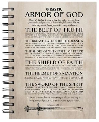 Armor of God Spiral Notebook