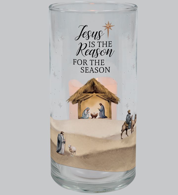Nativity Hurricane Candle