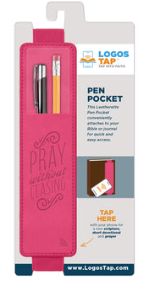 Pray Without Ceasing Logos Tap Pen Pocket