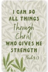 I Can Do, Phil 4:13 Logos Tap Wallet Card