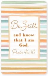 Be Still, Psalm 46:10 Logos Tap Wallet Card